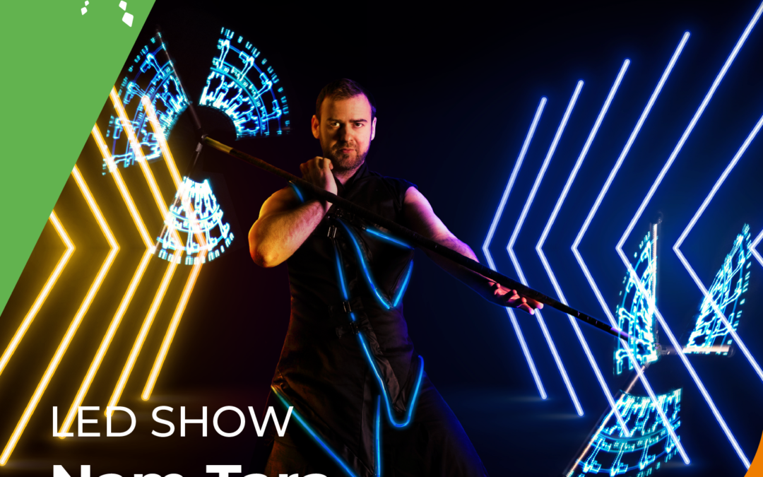 Pokaz LED SHOW grupy Nam Tara w Wiśle